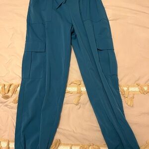 SHEIN Blue Drawstring Pants